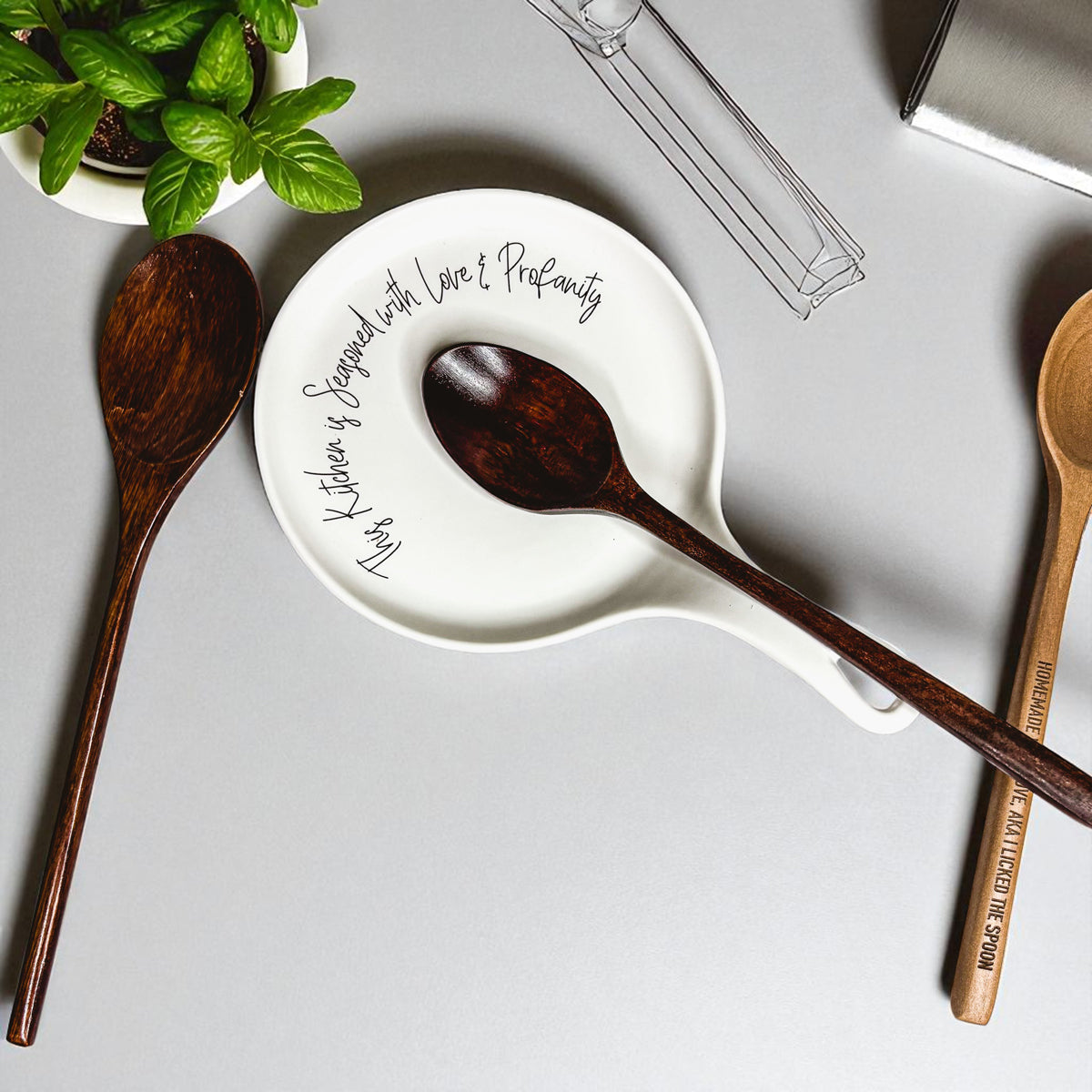 Housewarming present set
Bridal registry kitchen
Small business kitchen gifts
Handcrafted kitchen tools